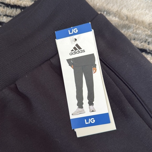 Adidas Ladies' Fleece Pant Sweatpants Women’s Black Color Size Large - Picture 6 of 6